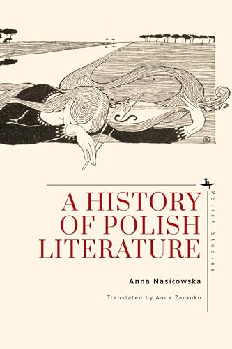 Book cover: “A History of Polish Literature” with an illustration of a musician.