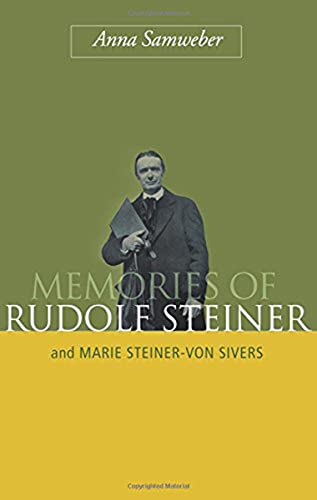 Book cover: portrait of Rudolf Steiner, title “Memories of Rudolf Steiner.”