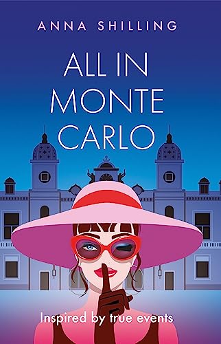 Book cover featuring a woman in a wide pink hat and red sunglasses.