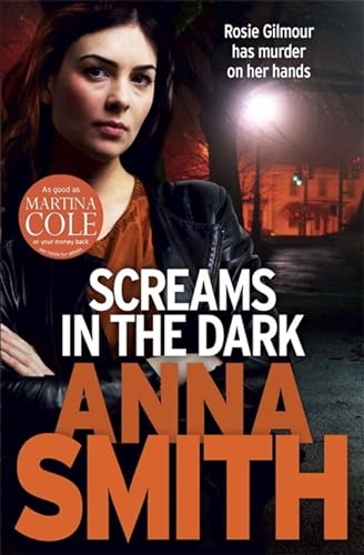 Book cover: woman in leather jacket, dark street background, bold title.