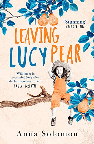Book cover: girl in overalls sits on a branch with pears.