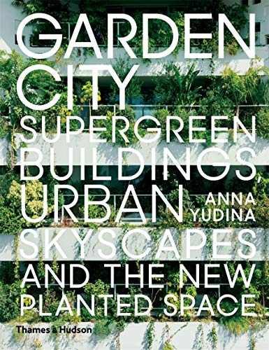 Book cover for “Garden City” featuring greenery and bold white text.