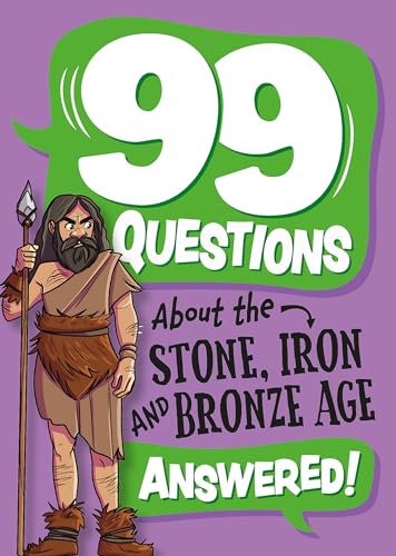Book cover with large “99 Questions” text and a cartoon caveman.