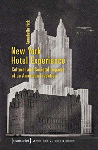 Book cover: “New York Hotel Experience” with a vintage skyscraper image.