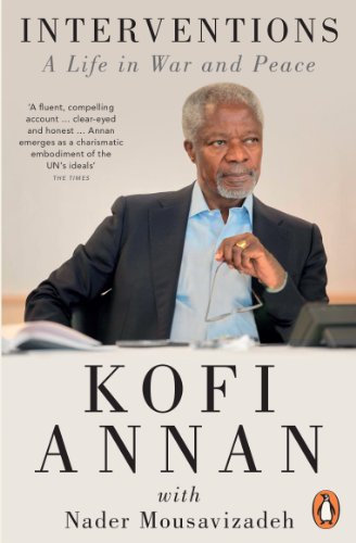 Book cover featuring Kofi Annan, former UN Secretary-General, in a suit.