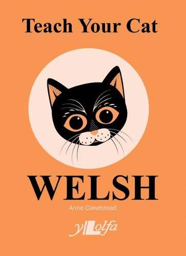 Orange book cover with a black cat’s face inside a pink circle.
