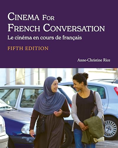 Book cover: "Cinema for French Conversation," fifth edition, with two women pictured.