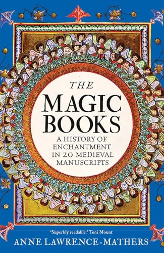 Book cover with ornate medieval illustration and bold title: “The Magic Books.”