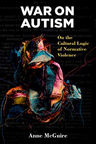 Book cover: “War on Autism” with abstract, colorful imagery and text.