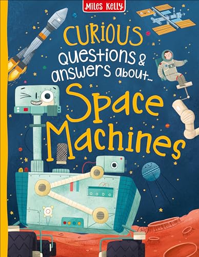 Book cover with illustrations of rockets, robots, and an astronaut.