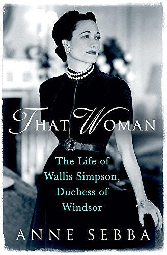 Book cover featuring a black and white portrait of Wallis Simpson.