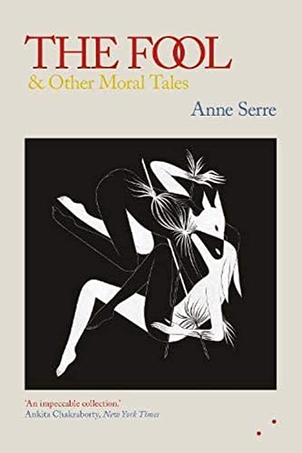 Book cover: abstract black and white figures entwined, titled "The Fool.