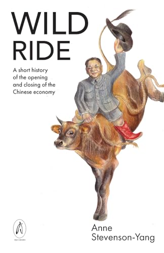Book cover: Man riding a bull, illustrating China’s economic history.