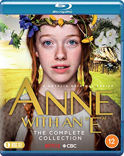 Blu-ray cover featuring a red-haired girl with a flower crown in a field.