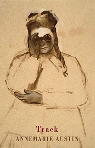 Book cover: watercolor portrait of a woman looking through binoculars.