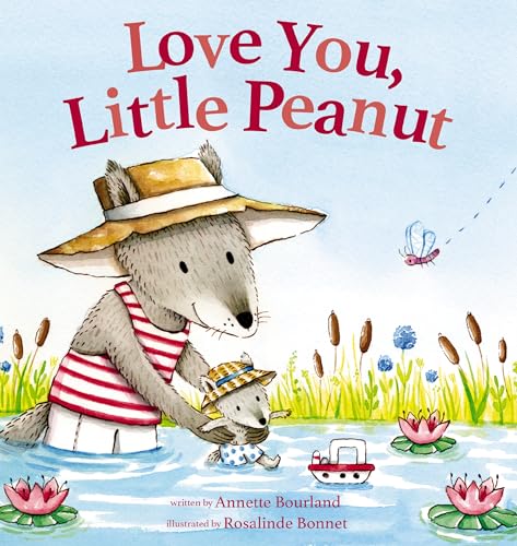 Book cover with watercolor illustration of a parent and baby otter.