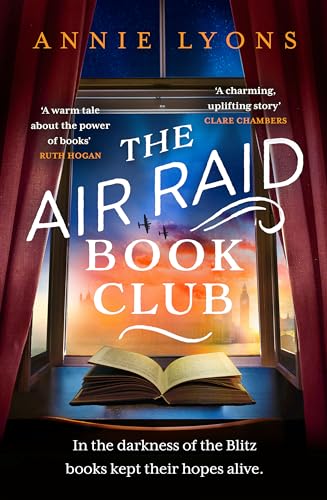 Book cover: “The Air Raid Book Club” with wartime London backdrop.