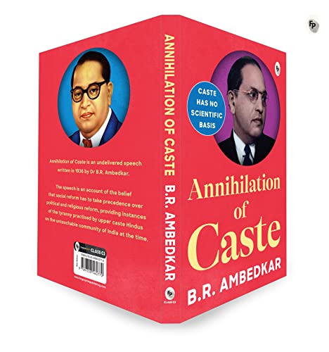 Book cover featuring B.R. Ambedkar’s portrait and the title "Annihilation of Caste.
