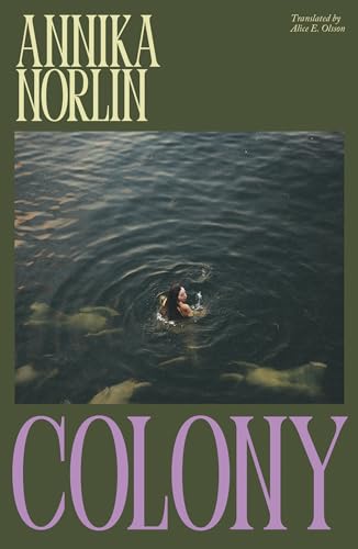 Book cover with a woman swimming in dark water surrounded by submerged human figures.