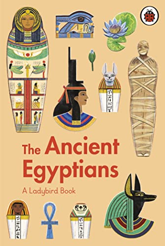 Ladybird book cover illustrating Ancient Egyptian artifacts and figures.