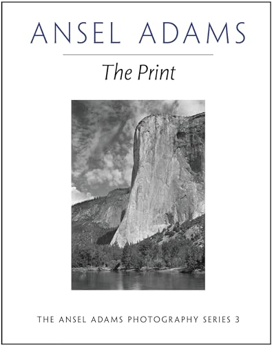 Book cover titled The Print by Ansel Adams featuring a black and white mountain photograph.