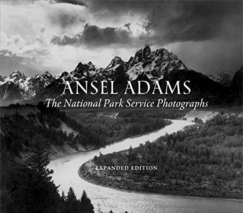 Book cover featuring a black and white landscape of a river and mountain range.