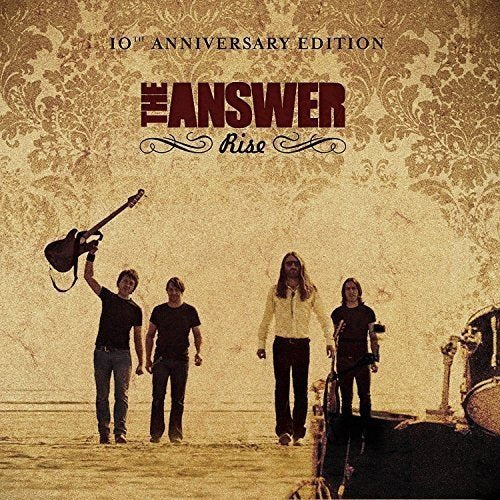 Album cover for "Rise" by The Answer, featuring a band portrait.