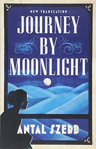 Book cover for Journey by Moonlight showing a silhouette against a blue moonlit landscape.