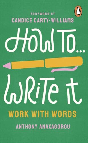 Book cover with green background, stylized white text, and a yellow pen illustration.