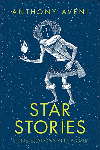 Book cover with illustrated figure holding a flame against a starry background.