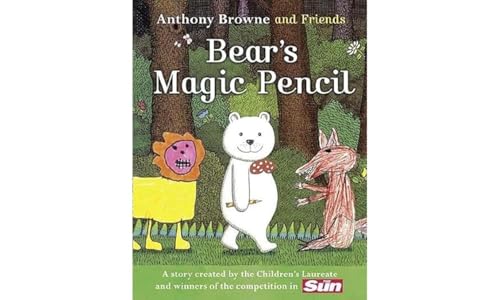 Book cover featuring a white bear holding a pencil, a lion, and a fox.