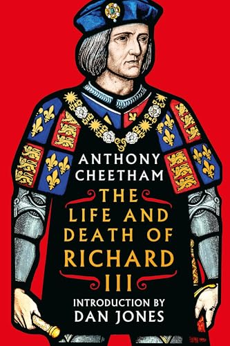 Book cover depicting Richard III in royal attire, with gold lettering.