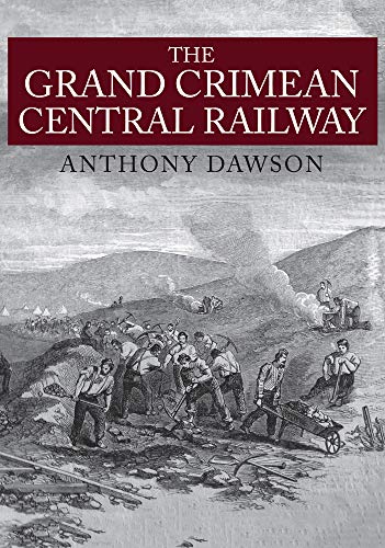 Book cover depicting 19th-century railway construction workers and a train.