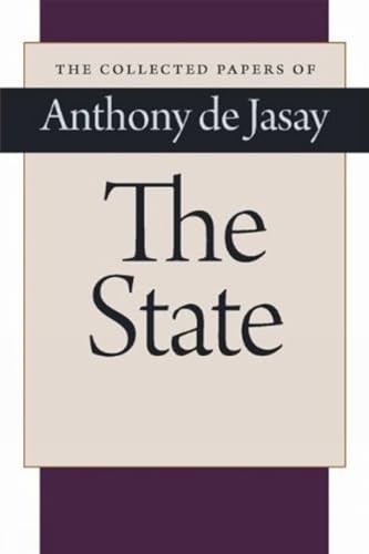 Book cover for "The State" by Anthony de Jasay, cream and purple.