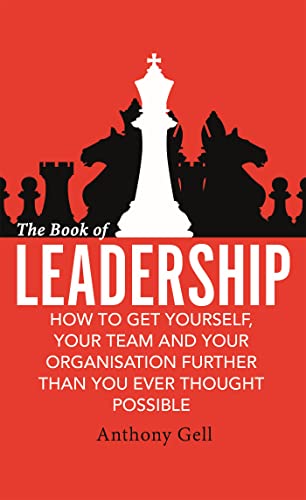Red book cover with a white chess king and silhouetted chess pieces.