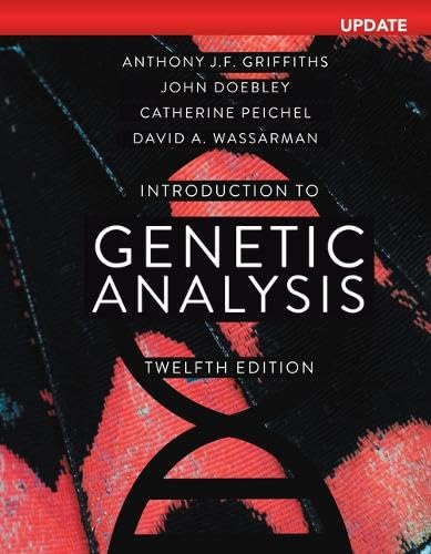 Textbook cover for “Introduction to Genetic Analysis,” twelfth edition.