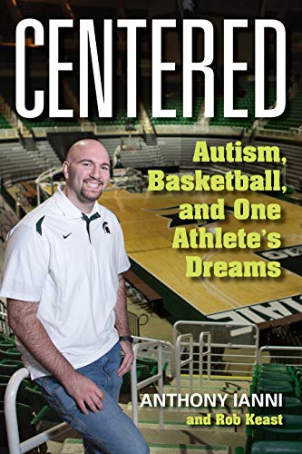 Book cover featuring a man smiling in a basketball arena.