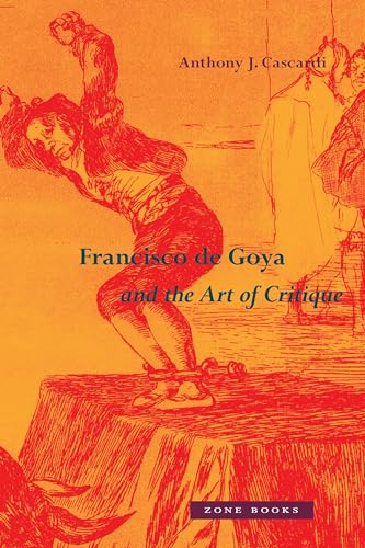 Book cover: Goya artwork depicting a distressed figure, orange background.