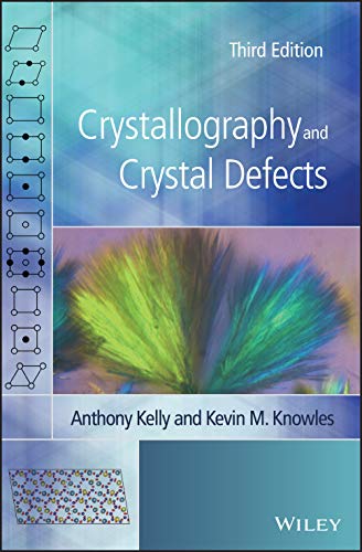 Book cover: "Crystallography and Crystal Defects," third edition, with crystal image.