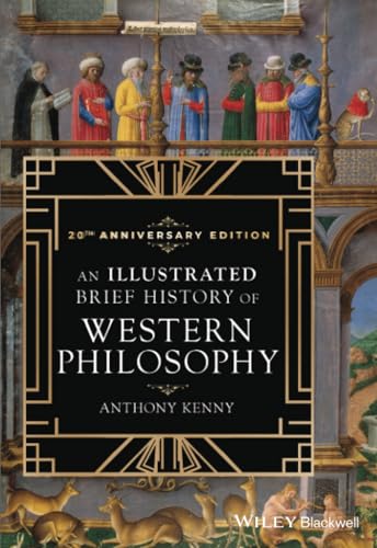 Book cover featuring a historical painting of figures and a black Art Deco frame.