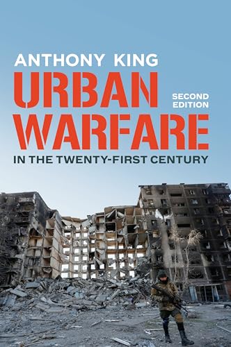 Book cover: “Urban Warfare” with a bombed-out city and soldier image.