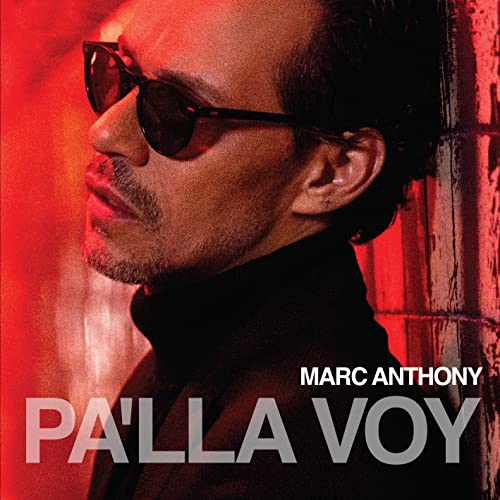 Marc Anthony album cover, close-up of artist wearing sunglasses.