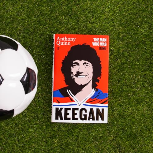 Book cover featuring footballer Kevin Keegan next to a soccer ball.