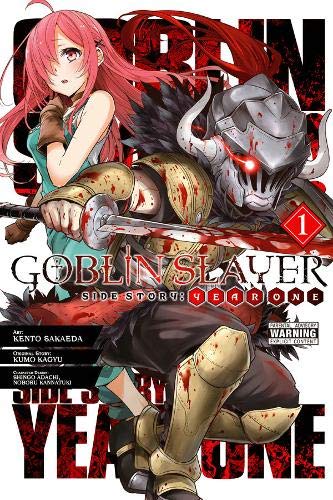 Goblin Slayer Year One manga cover with warrior and young woman.