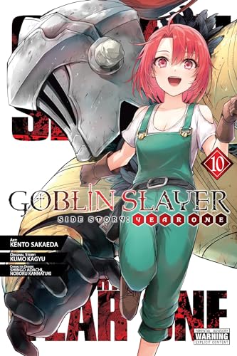 Manga cover: red-haired girl and armored figure, “Goblin Slayer Year One” text.