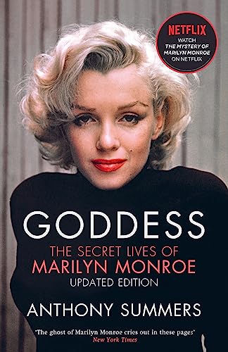 Book cover featuring a portrait of Marilyn Monroe, titled "Goddess.