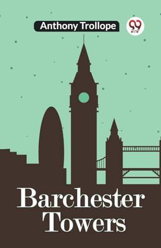 Book cover for "Barchester Towers" featuring a dark silhouette of cathedral architecture.