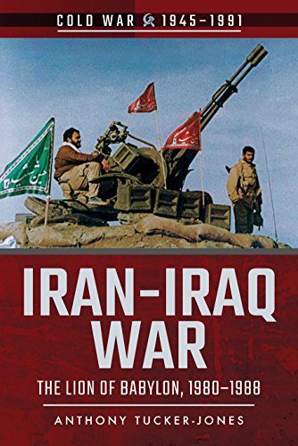 Book cover: Iran-Iraq War, soldiers with anti-aircraft gun, 1980-1988.