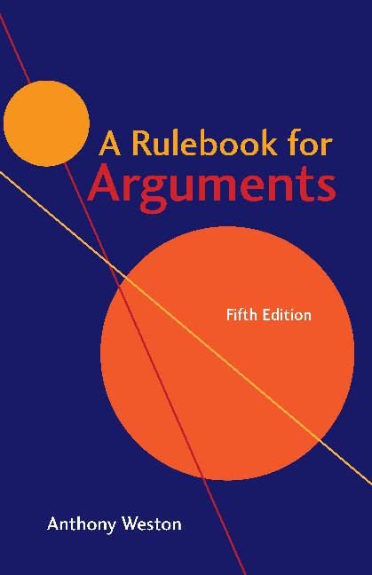 Book cover with blue background, orange circles, thin diagonal lines, and white and red text.