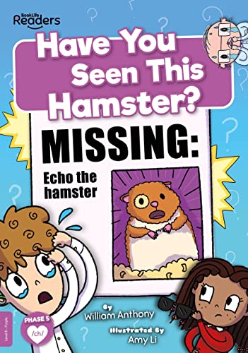 Book cover: "Have You Seen This Hamster?" featuring a missing hamster poster.